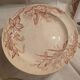 10 antique ironstone dinner plates