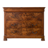 Antique walnut chest of drawers