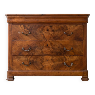 Antique walnut chest of drawers