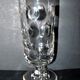 Antique thick cut glass beer mug – 50cl Bock BISTROT 1900 pint