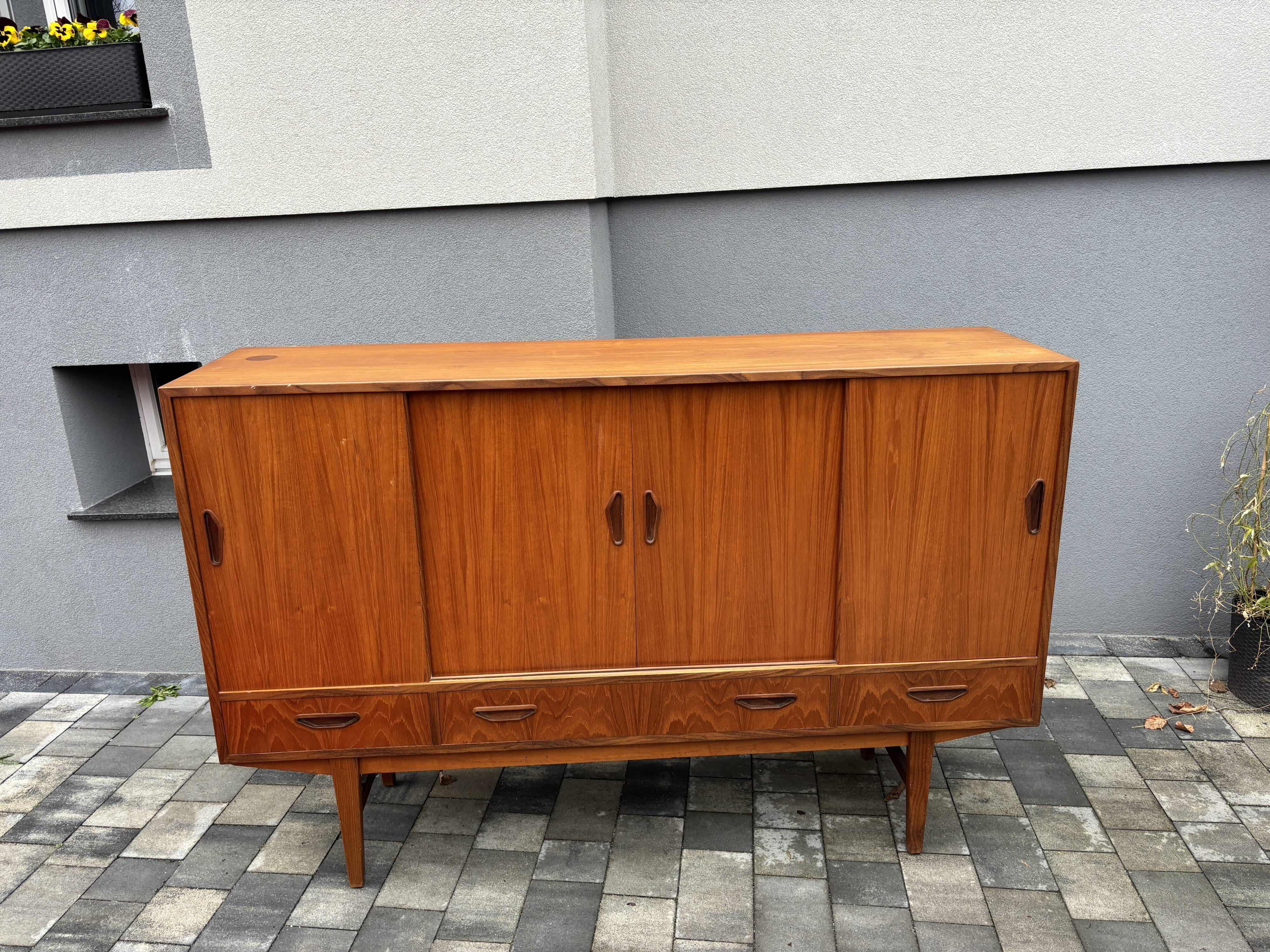 Teak sideboard, Denmark, 1970s
