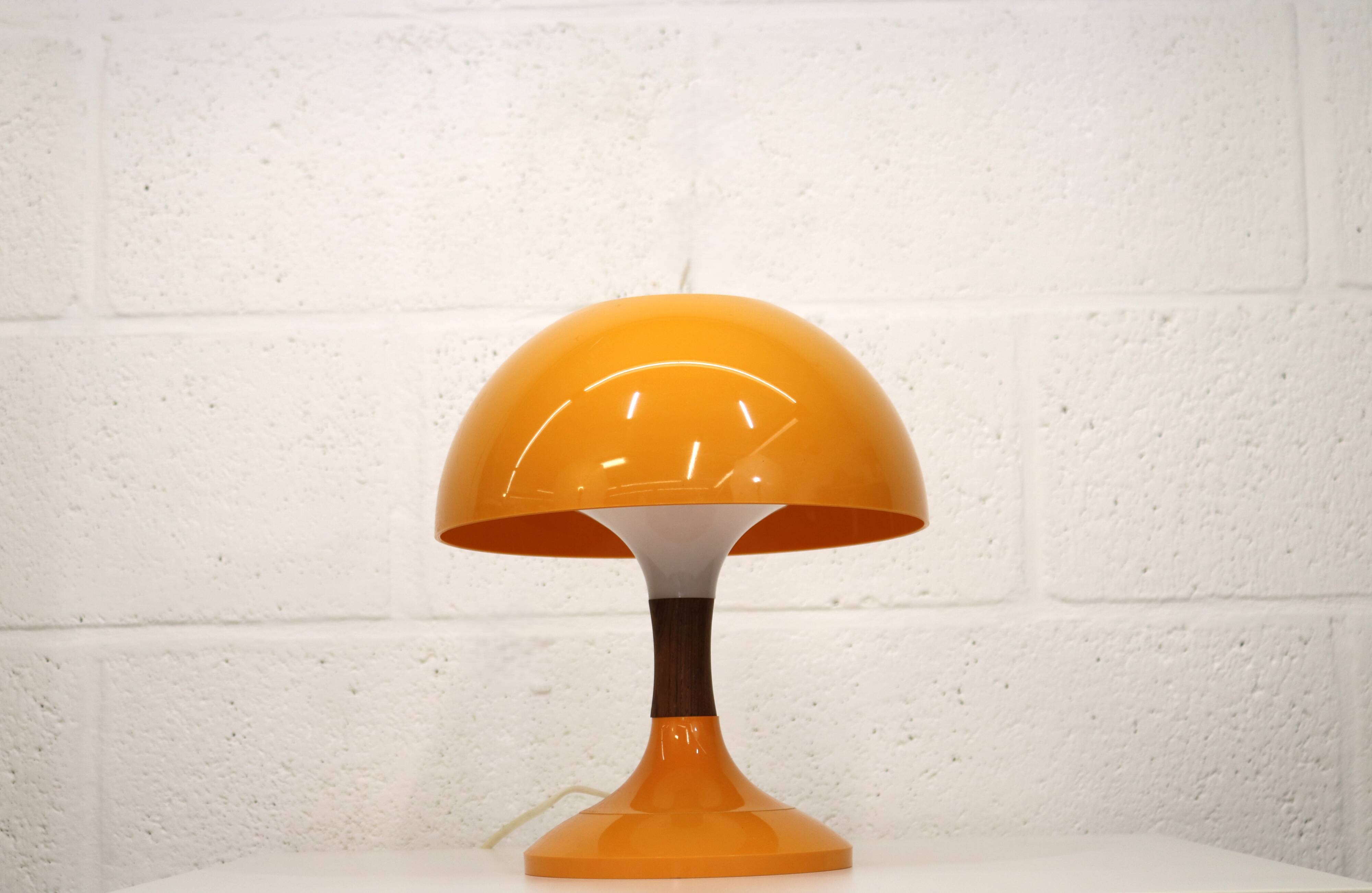 Space age table lamp by Bent Karlby for Ask Belysning, Denmark 70s