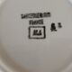4 saucers iron earth Sarreguemines
