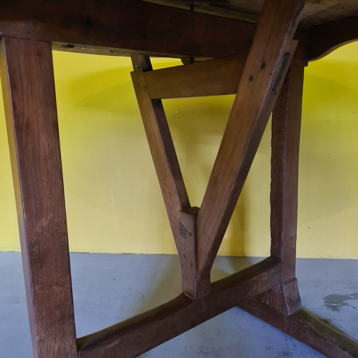 French wine table, called table vigneron, from the late 1800s