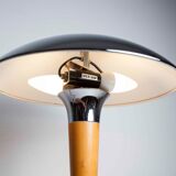 Liner lamp 1980 wood and chrome
