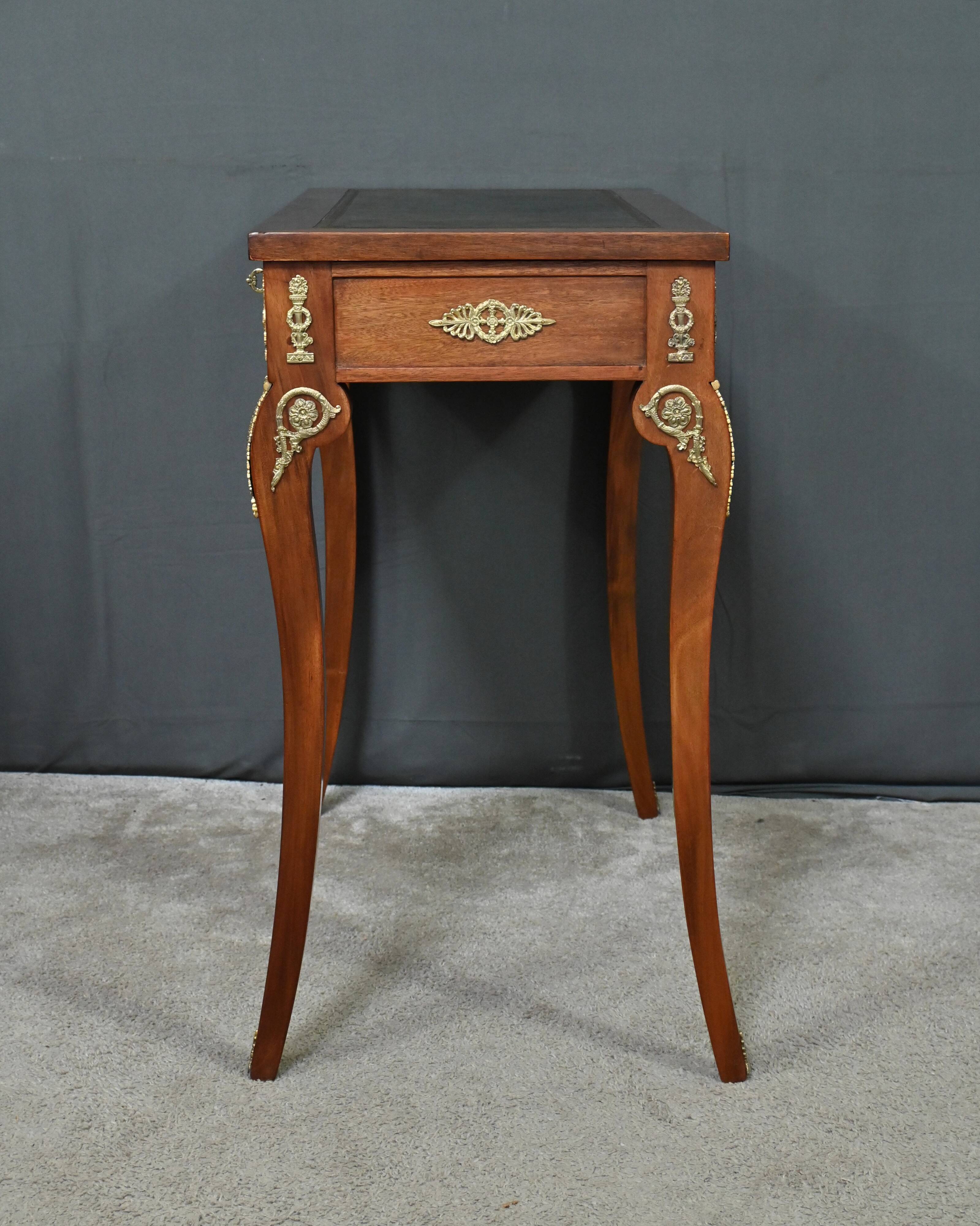 Petit Bureau Retour d’Égypte en Acajou, style Empire – Milieu XIXe