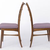 2 of 6 Midcentury chairs, 1950s-1960s, Germany