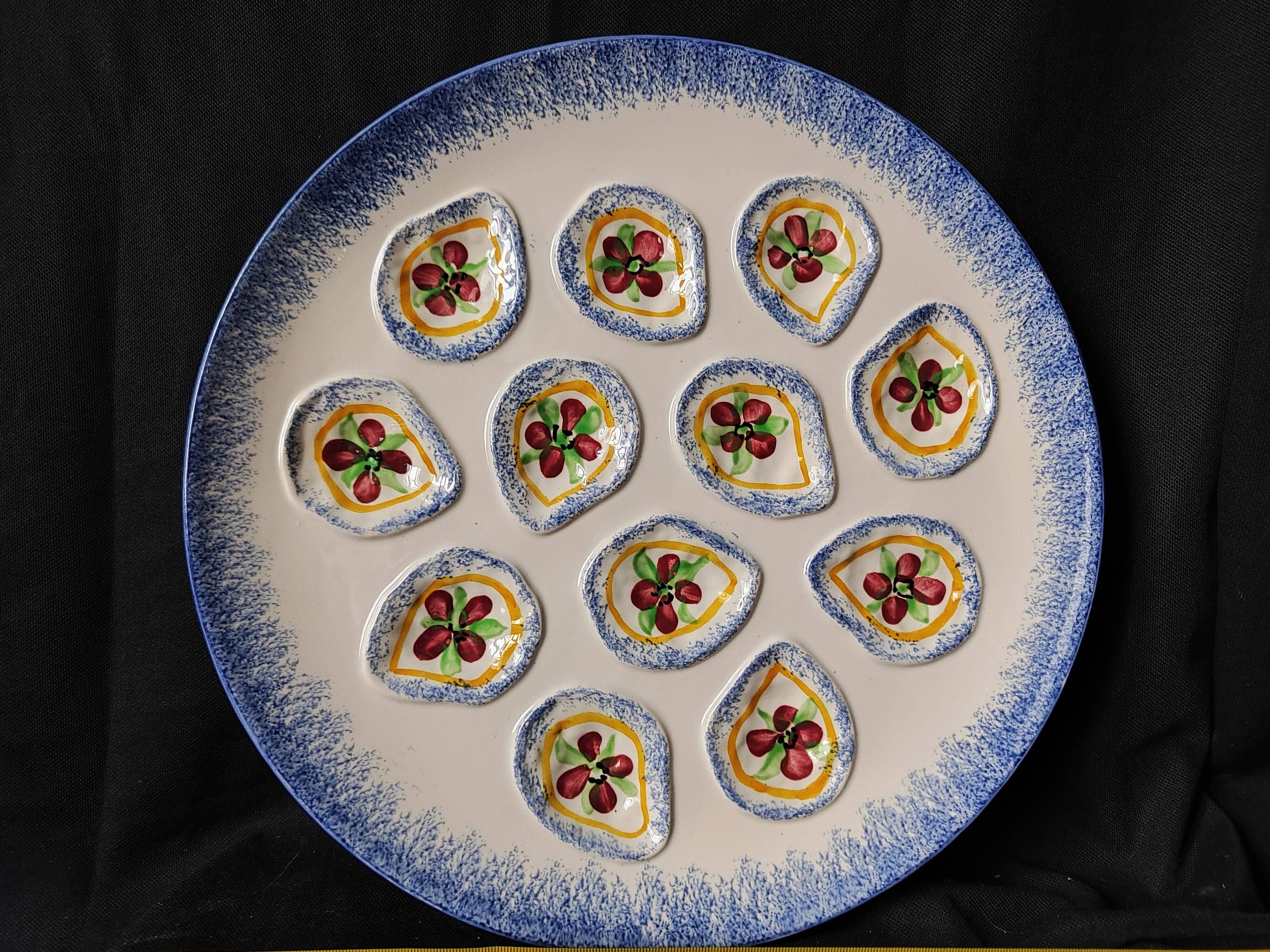 Dish for 12 oysters /mbfa /pornic le croisic