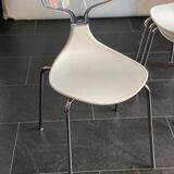 Table space age et 4 chaises