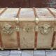 Malle auto travel trunk made of pigskin
