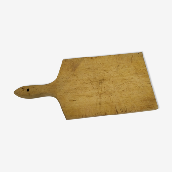 Ancienne planche à découper en bois 30cm