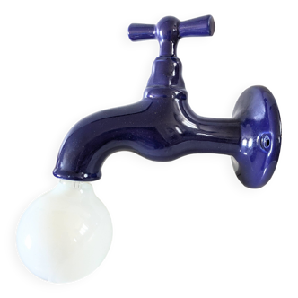 Pop art wall light ceramic faucet design 80s
