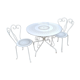 Salon de jardin table plus 2 chaises