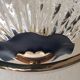 Glass and brass hanging lamp 60