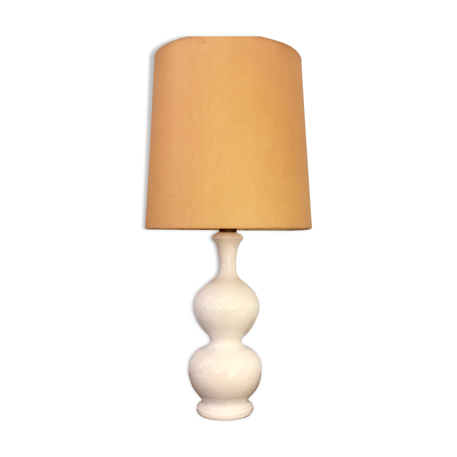 White ceramic lamp, 1960