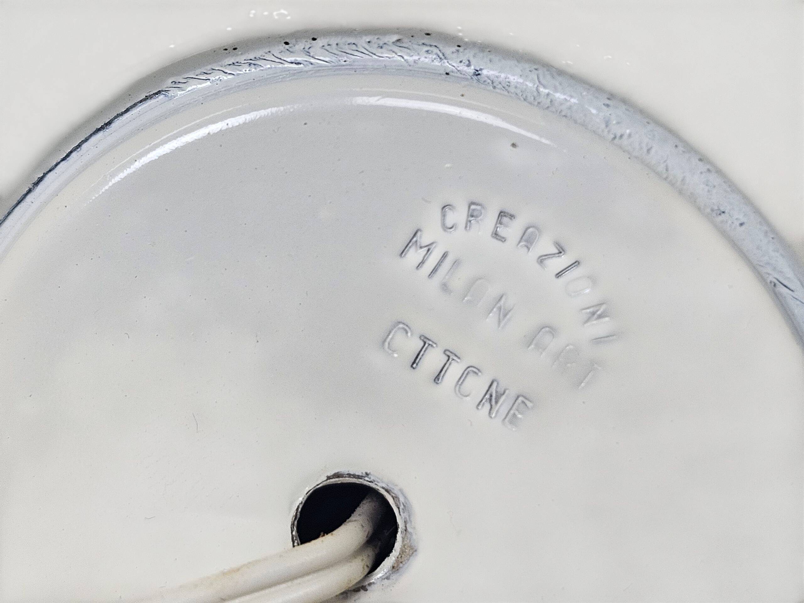 Creazioni Milan Art Ottone -  Murano - table lamp- Italy- 70s