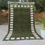 Beni Ouraine handwoven rug, traditional style, size 140 x 270 cm
