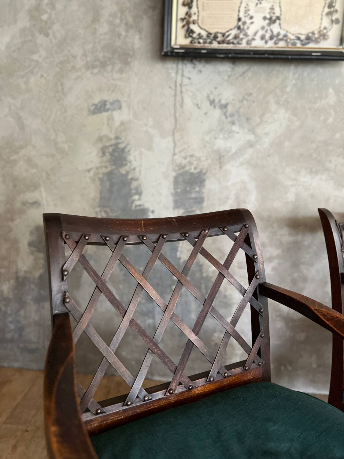 Pair of antique armchairs