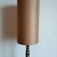 Pair of twisted metal silver-plated column lamps