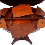 Antique thread table, Northern Europe, around 1860. After renovation.