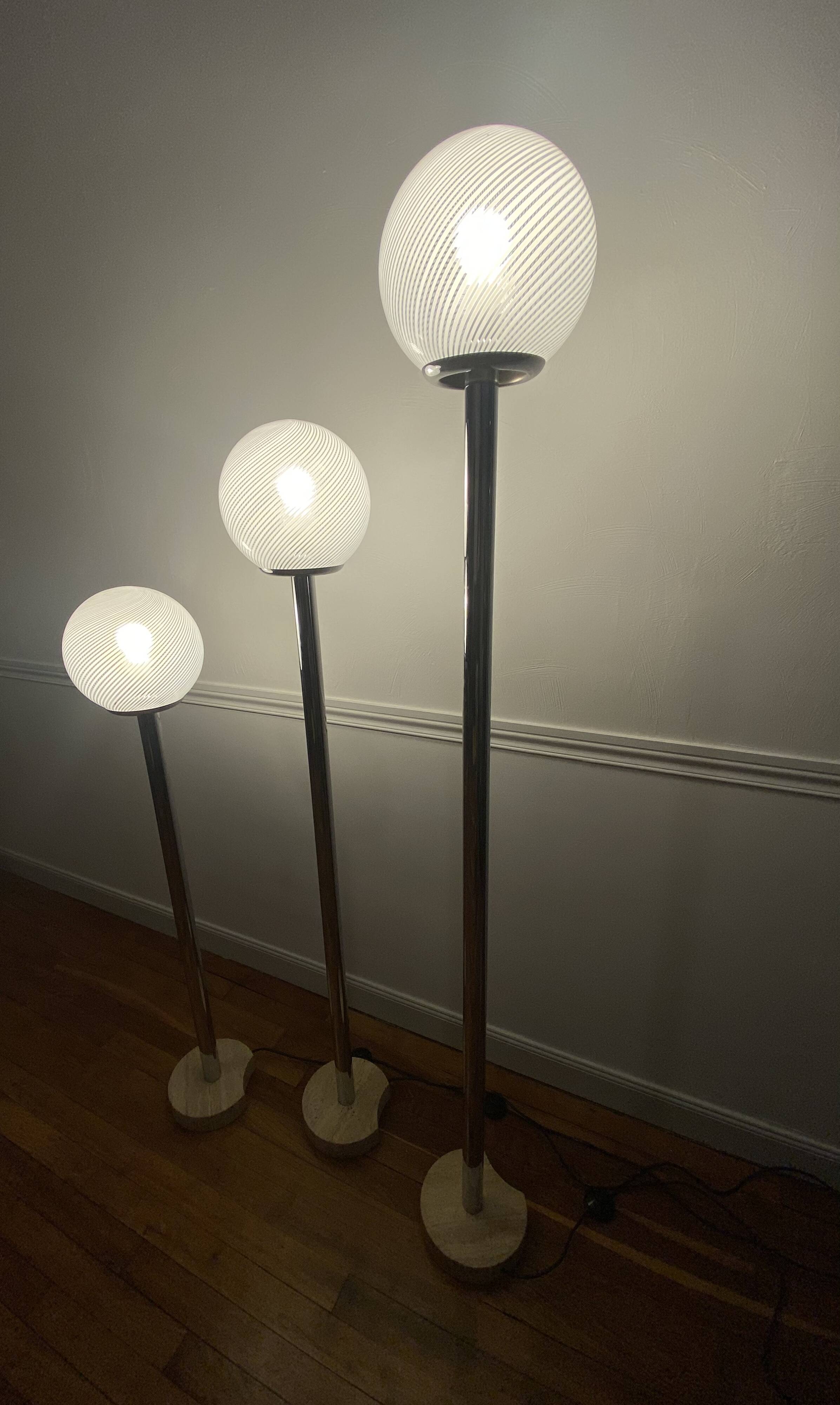 3-piece ball floor lamp spatiale era