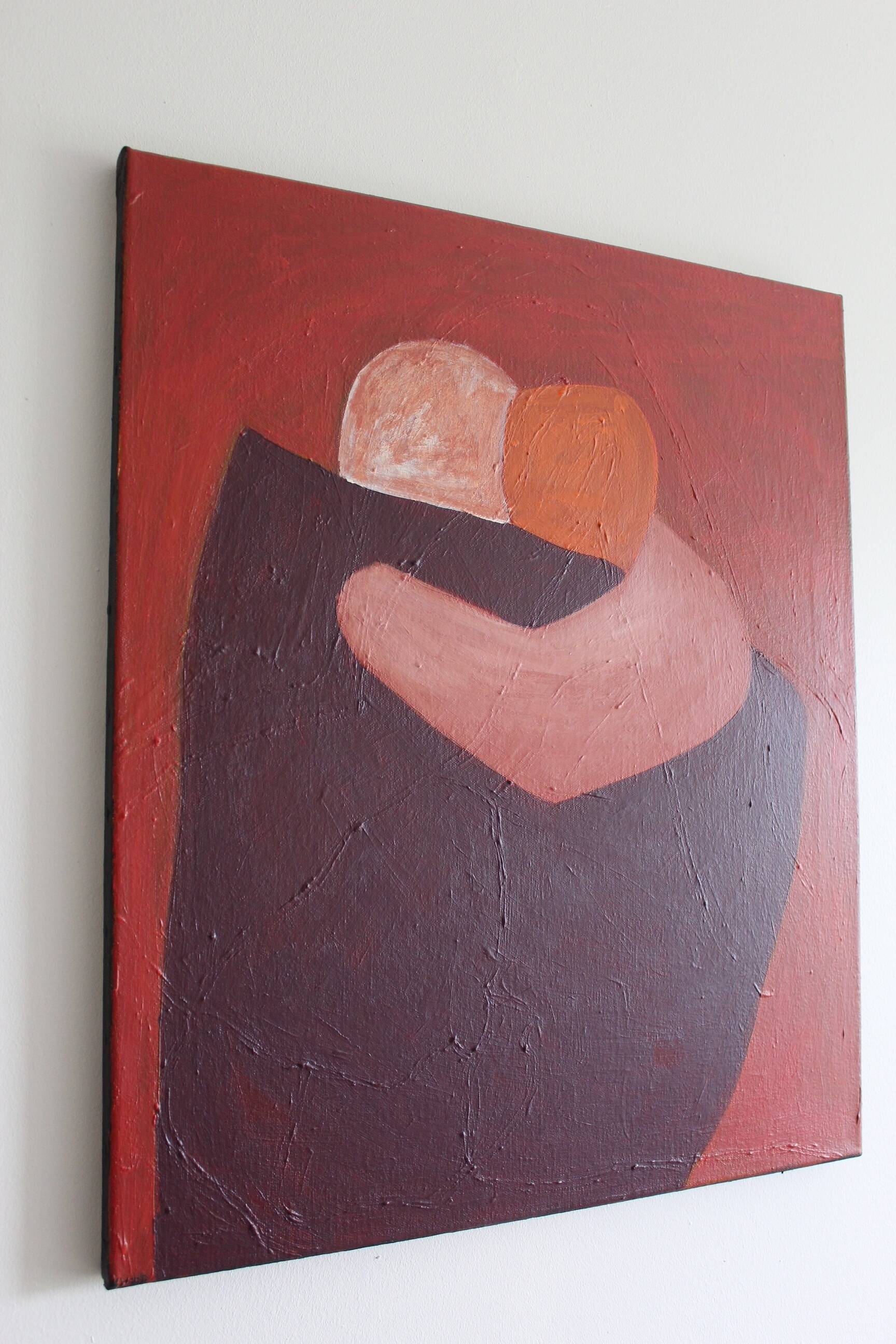 Here with you, stretched canvas signed.