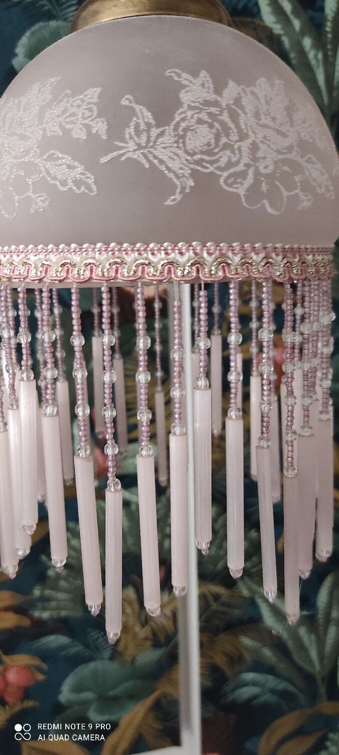 Lustre pampilles rétro