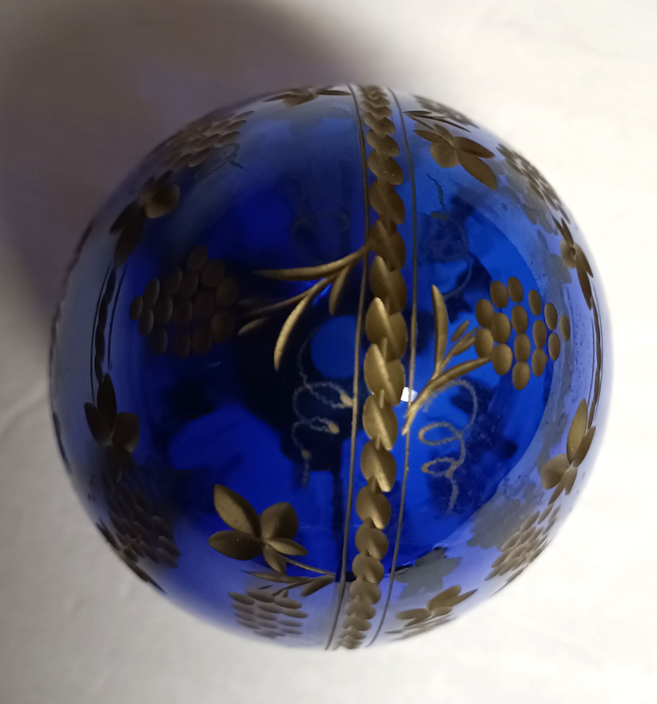 Oeuf verre style Fabergé Saint Petersburg