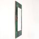 Coloured glass mirror, French work from the 1960s, 35x77 cm.