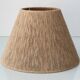 Pair of white ceramic table lamps with faux wicker texture, Spanish coastal design, 1970s