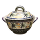 Keraluc Quimper ceramic covered pot