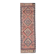 1970s Turkish Oushak Handmade Wool Cotton Orange Runner Rug 84x308