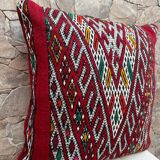 Berber Cushion, Vintage Moroccan Rug Cushion Cover, Berber Wool Cushion Covers.