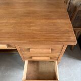 Oak half-minister's desk (renovated)