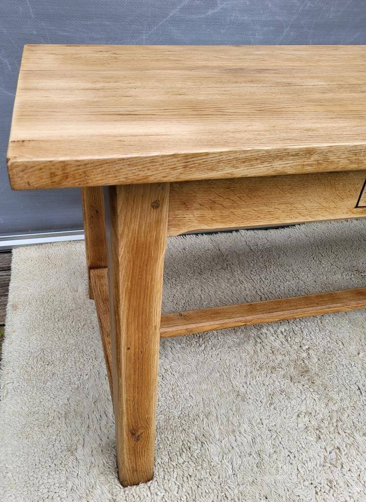 Table de ferme Chêne massif 200x79