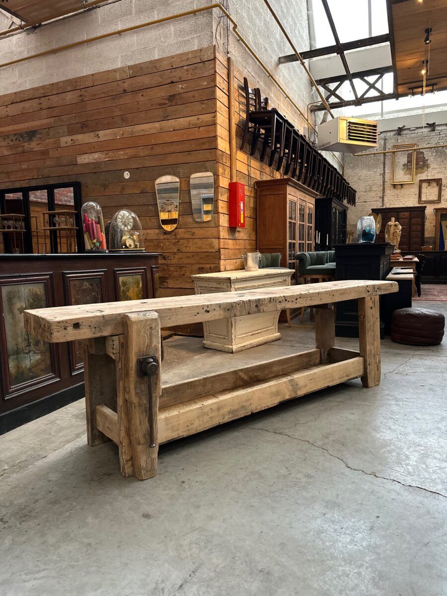 Very large workbench from the early 20th century.