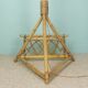 Rattan magazine lamp