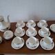 Vintage tableware service in Gien earthenware, "Champs" model with roses – An