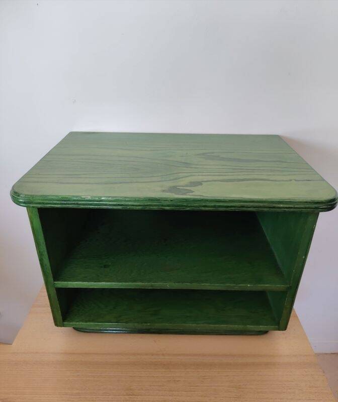 Table d'appoint Maugrion Roche Bobois vintage verte 🌱