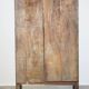 Armoire, buffet espagnol en bois vert et peintures Art populaire, XVIIIe siècle