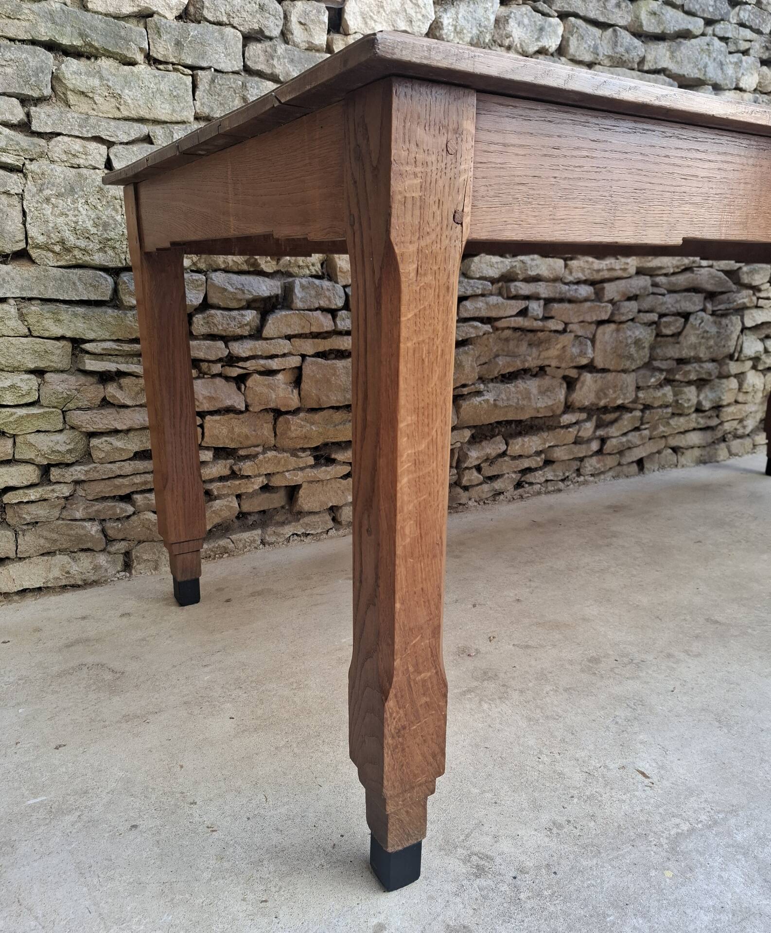 Oak farmhouse table 199cm x 89cm