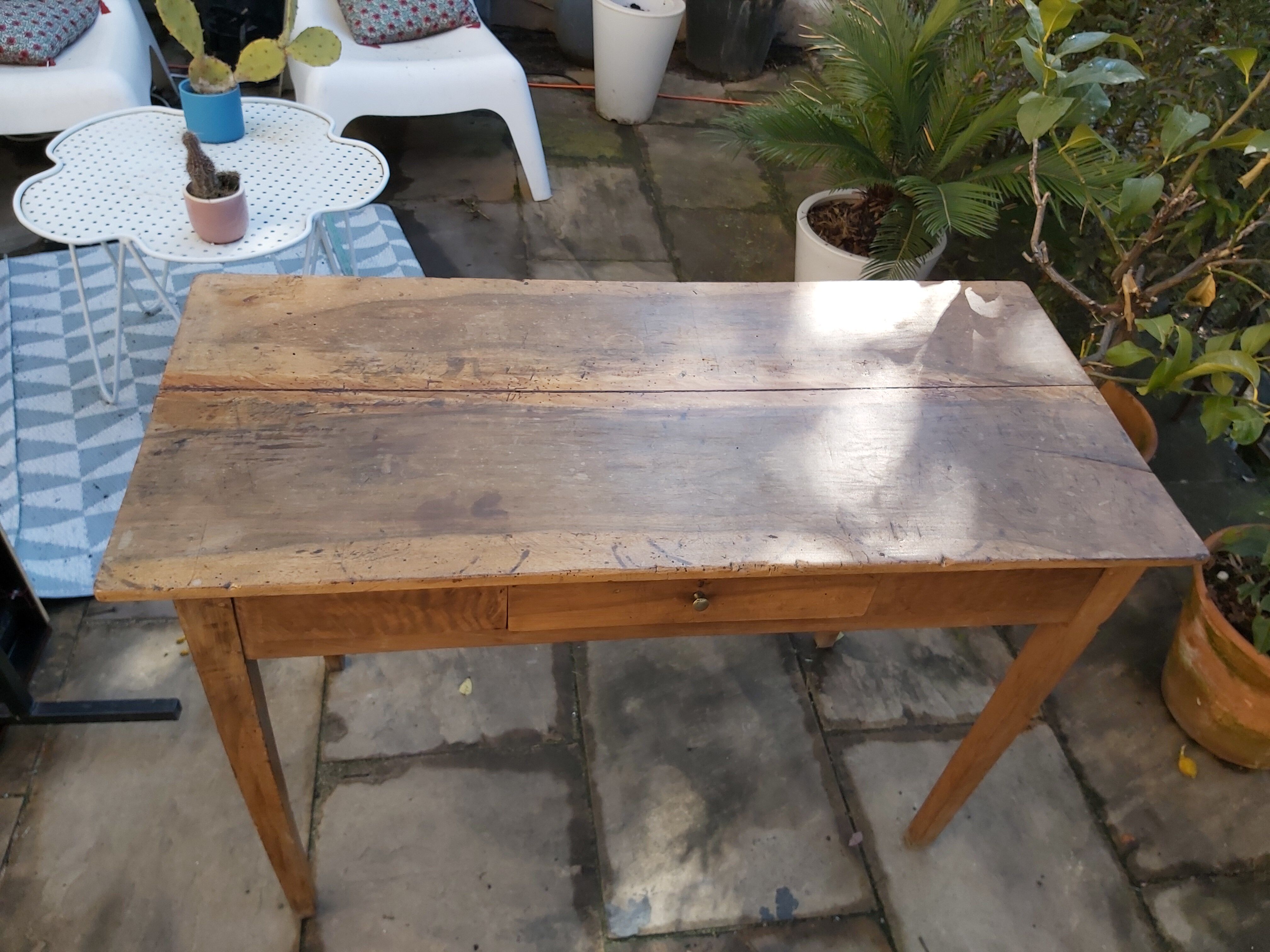 Vintage farm table