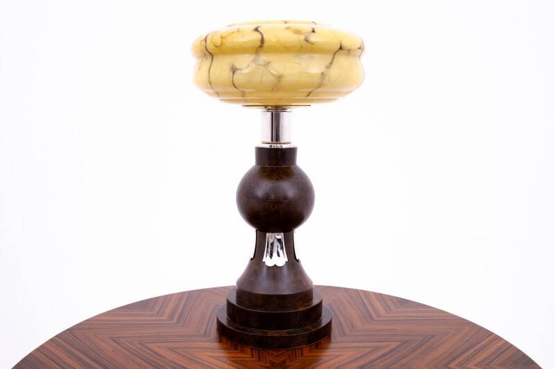 Art Deco table lamp, 1950s, Poland.