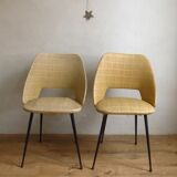 2 barrel chairs