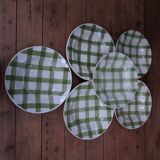 Set of 6 Moulin des Loups "Nappe" soup plates