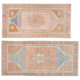 Paire de tapis, 43x82 - 43x91cm