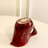 Ceramic pitcher, Bordeaux, Design, 1960 - 14 X 20 X 9 cm