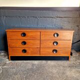 6-drawer chest of drawers in rosewood, 1960s-70s