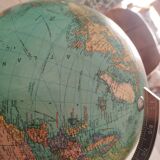 Terrestrial globe old world map