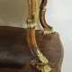 Louis XV style console table with two tiers.